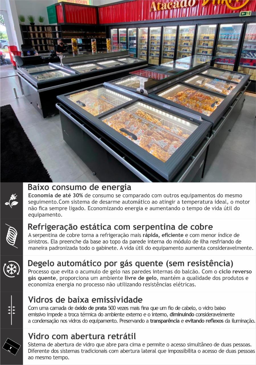 Ilhas Prime abastecidas com produtos congelados